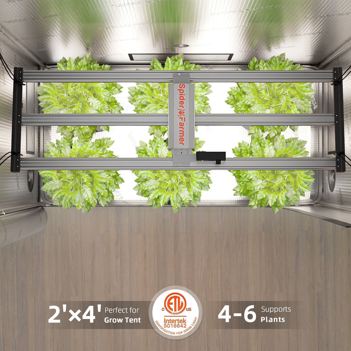 Spider Farmer G4500 450W Dimmable Full Spectrum LED Grow Light - Midwest Grow LLC