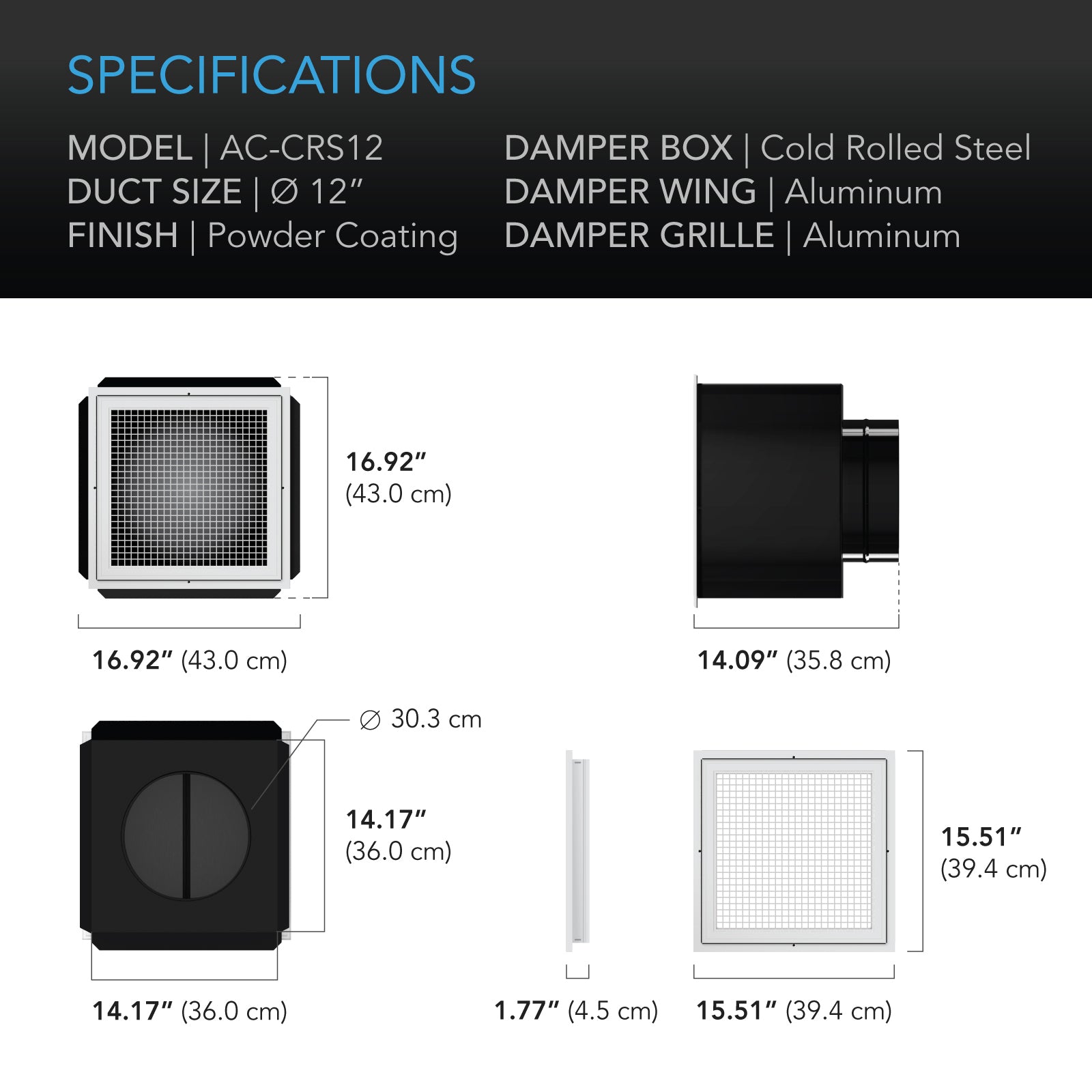 AC Infinity CLOUDWAY S12, Whole House EC Fan, 1600 CFM, Energy Efficient with Wireless Controller - Midwest Grow LLC