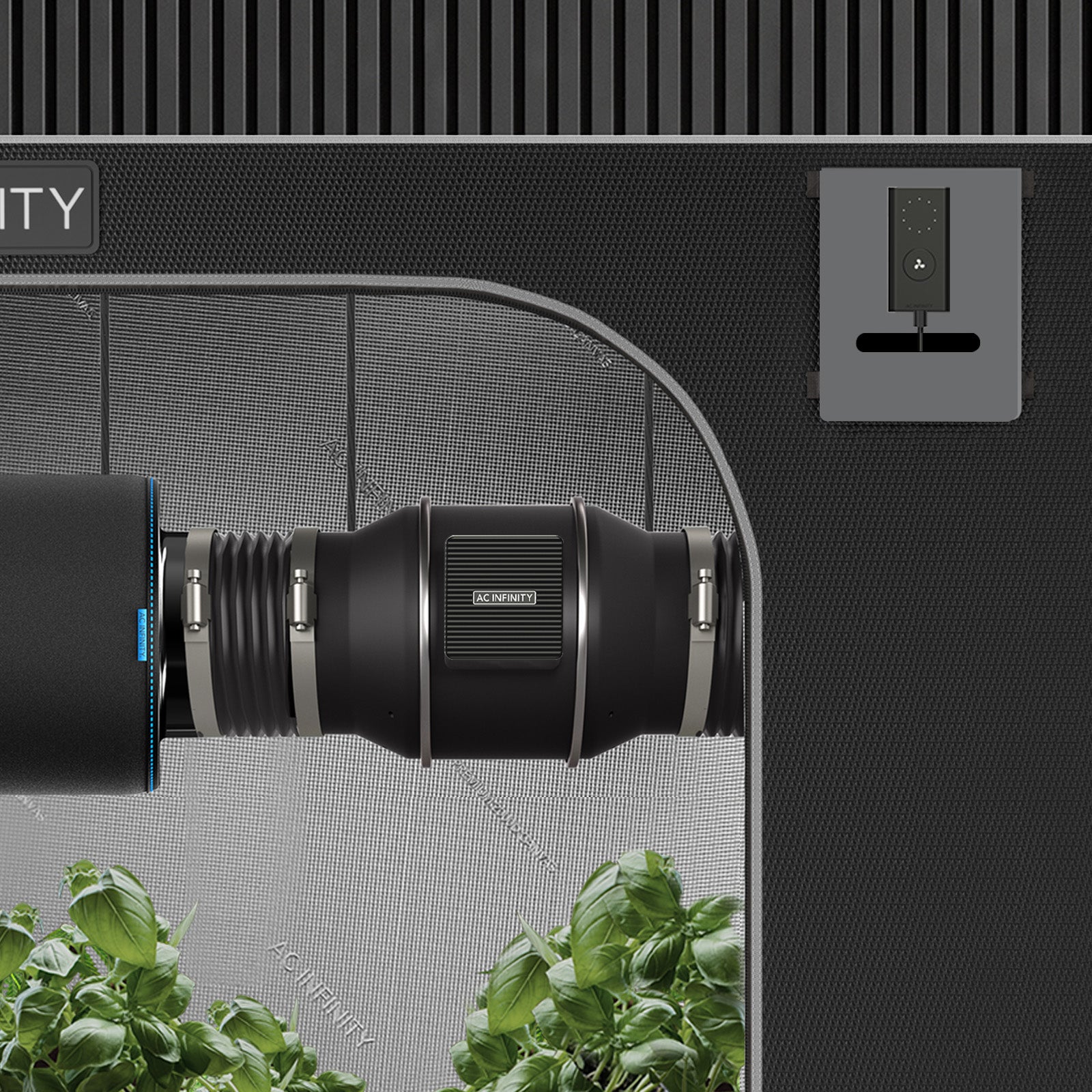 AC Infinity CLOUDLINE S10, Quiet Inline Duct Fan System with Speed Controller, 10-Inch - Midwest Grow LLC