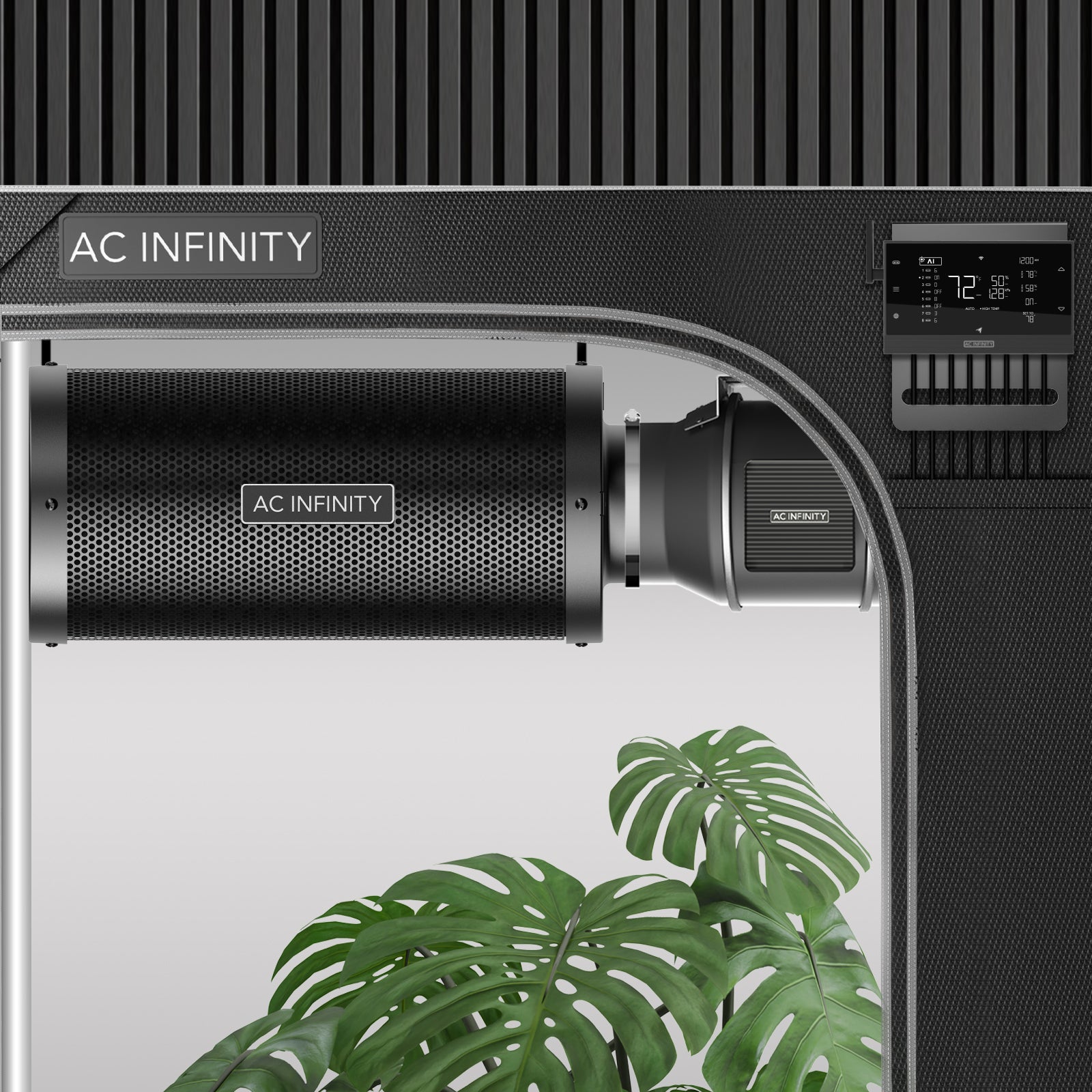 AC Infinity Duct Carbon Filter XL, Australian Charcoal, Extra Large, 4-Inch - Midwest Grow LLC