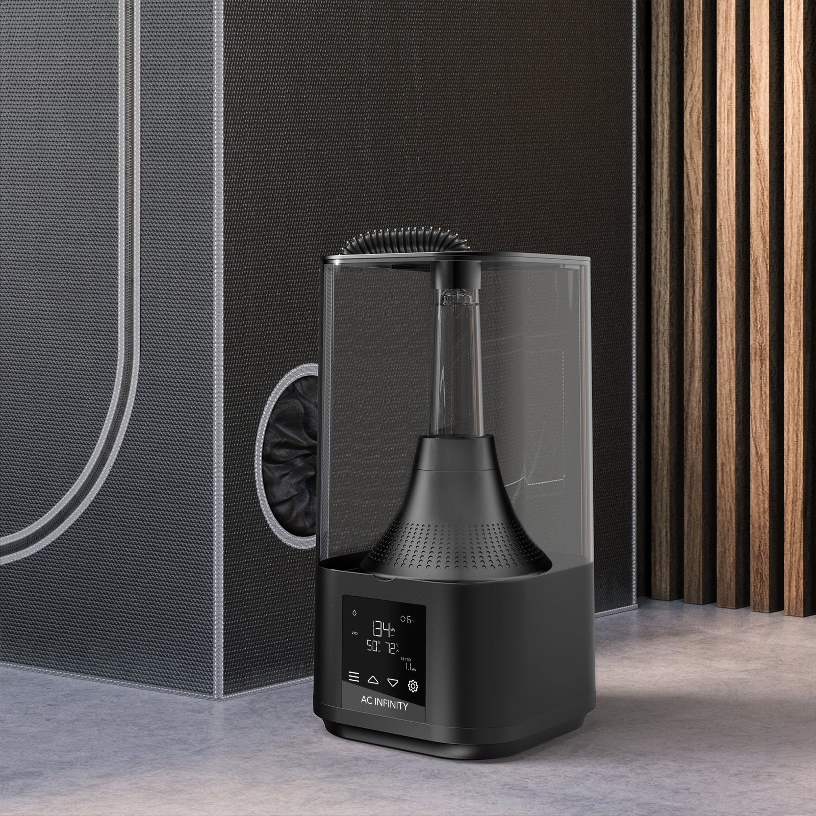 AC Infinity CLOUDFORGE T3, Environmental Plant Humidifier, 4.5L, Smart Controls, Targeted Vaporizing - Midwest Grow LLC