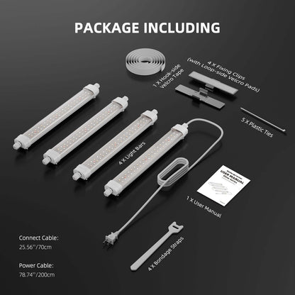 Spider Farmer Glow30 32W Supplemental Full Spectrum LED Grow Light Bars - Midwest Grow LLC