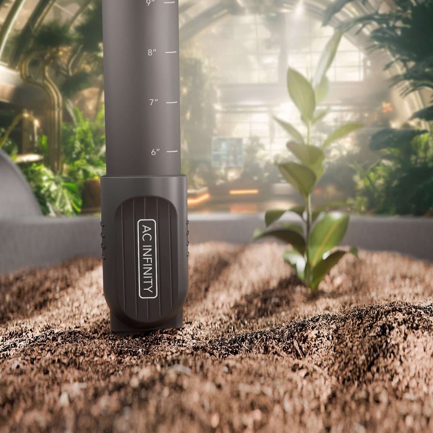 AC Infinity Soil Sensor Probe Exclusively for Controller AI+, Monitors Moisture and Saturation Levels, IP67-Water Resistant - Midwest Grow LLC