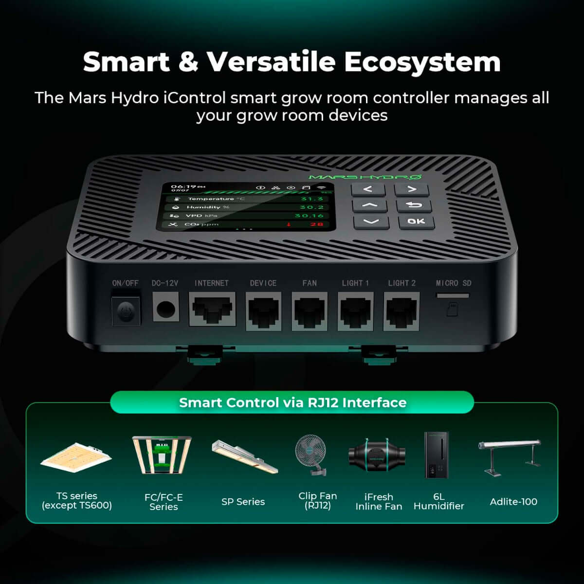 Mars Hydro Controller 43 Smart Environmental Control System - Midwest Grow LLC