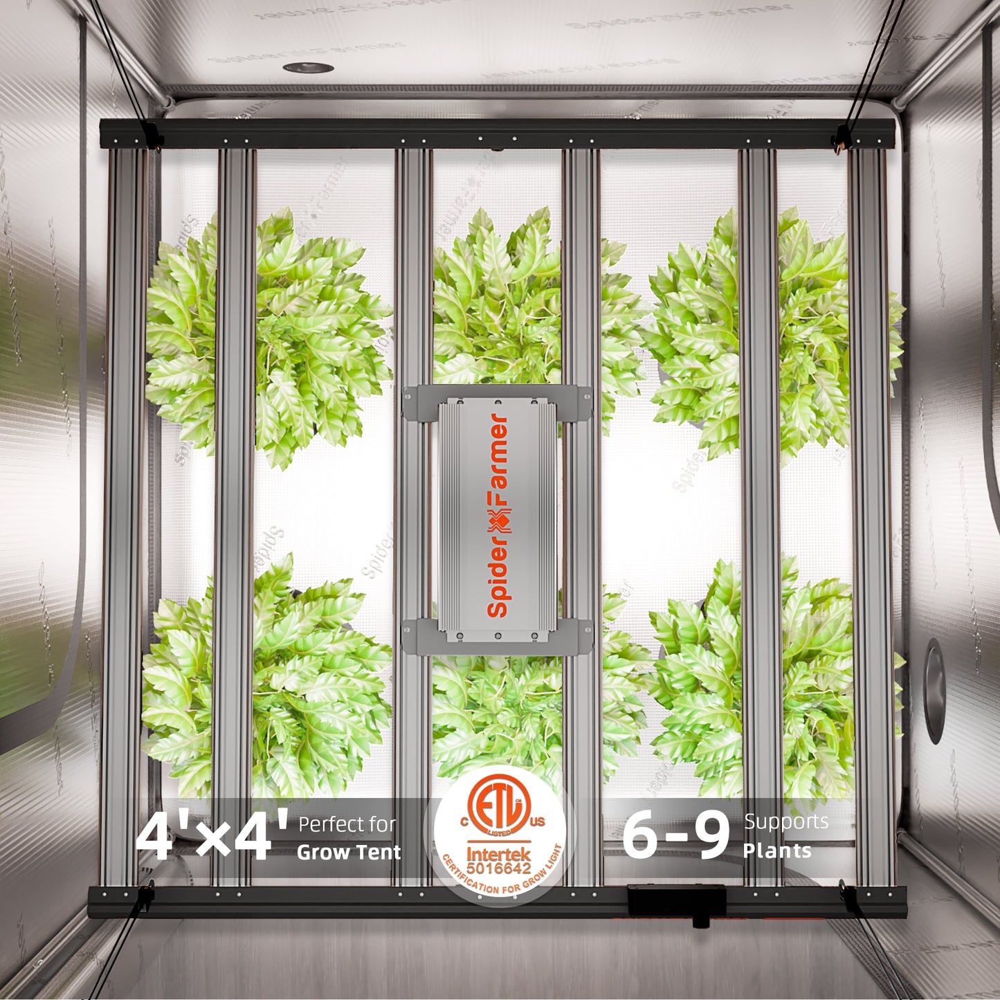 Spider Farmer G5000 480W Dimmable Full Spectrum LED Grow Light - Midwest Grow LLC