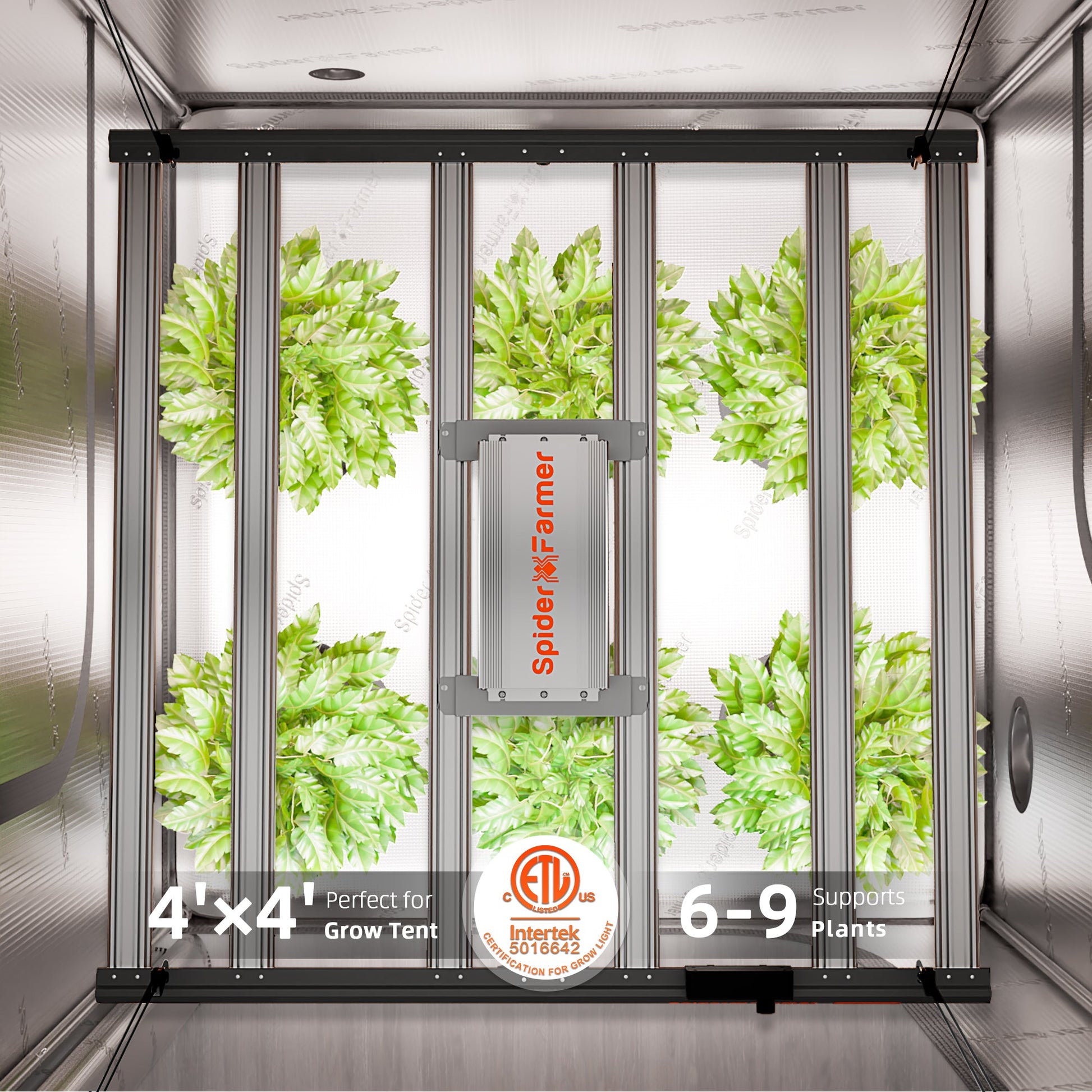 Spider Farmer G5000 480W Dimmable Full Spectrum LED Grow Light - Midwest Grow LLC