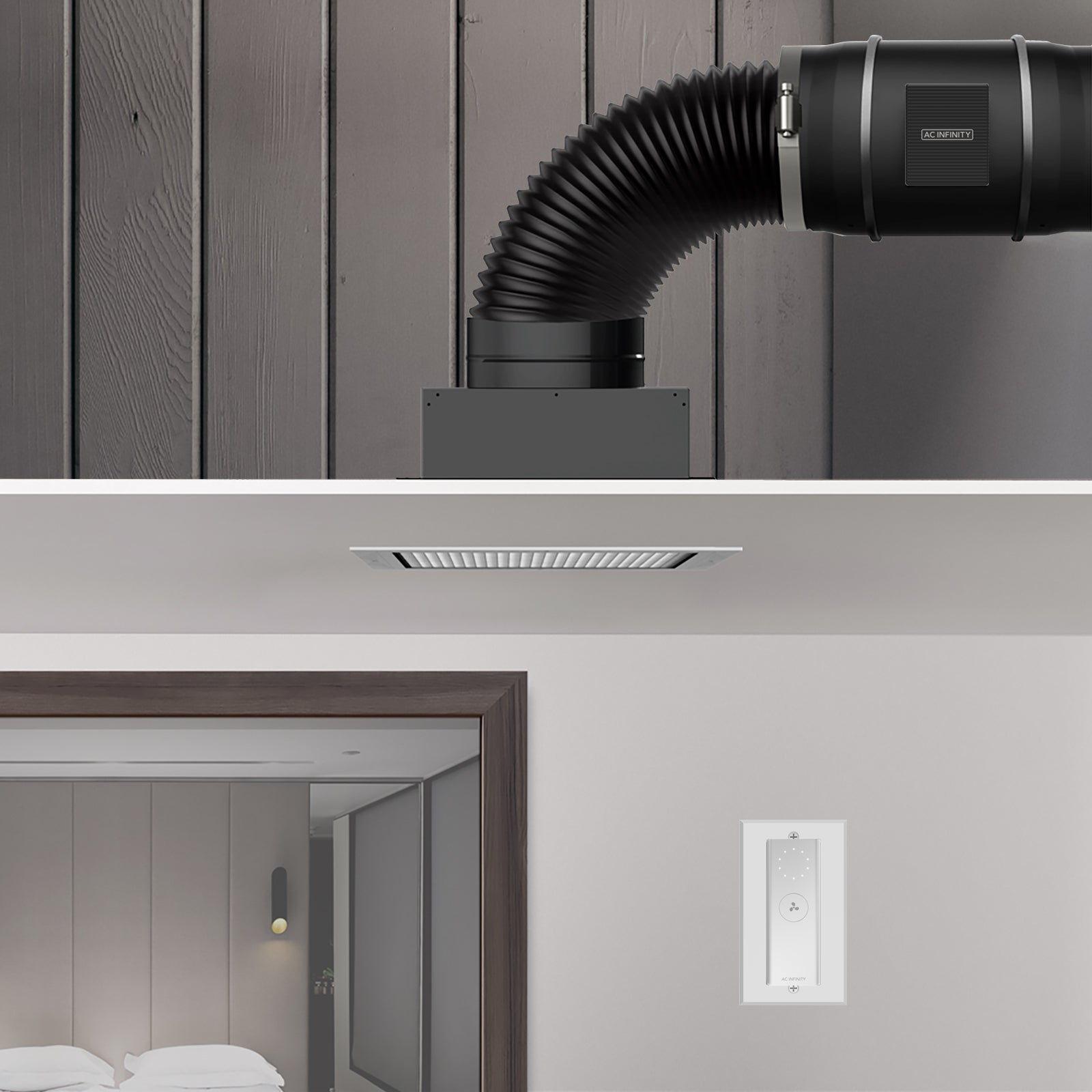 AC Infinity CLOUDWAY S12, Whole House EC Fan, 1600 CFM, Energy Efficient with Wireless Controller - Midwest Grow LLC
