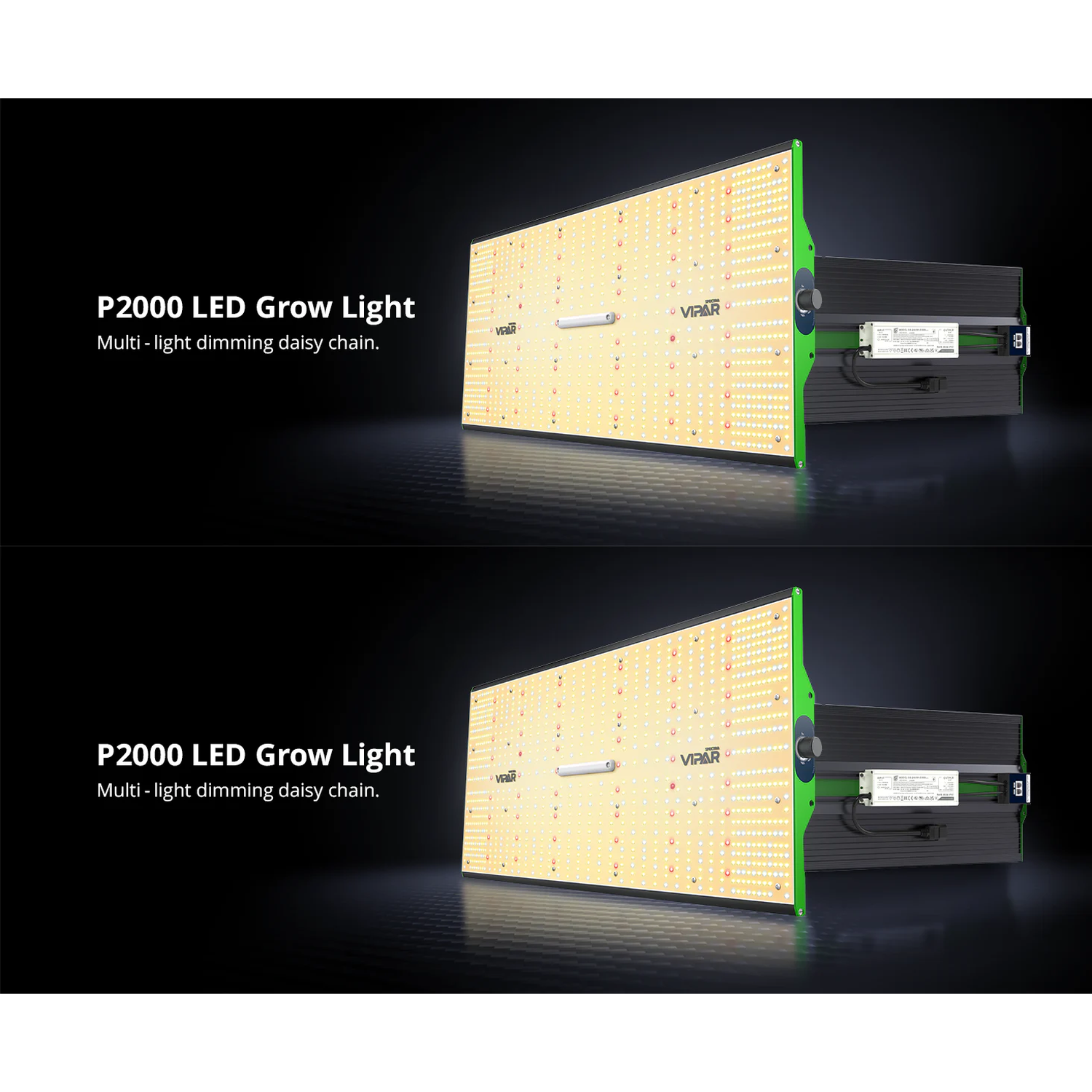ViparSpectra P2000 200W Infrared Full Spectrum LED Grow Light - Midwest Grow LLC