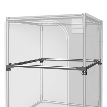 AC Infinity CLOUDLAB 811, Advance Grow Tent 10x10, 2000D Diamond Mylar Canvas, 120" x 120" x 80" - Midwest Grow LLC