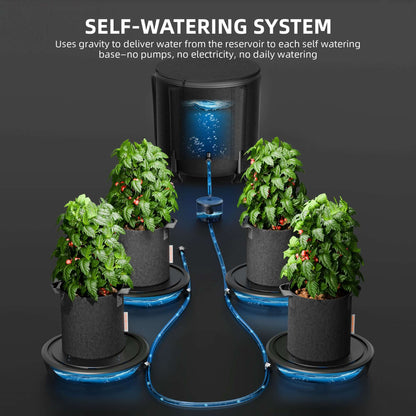 Spider Farmer 4 Self-watering System Kits - Midwest Grow LLC