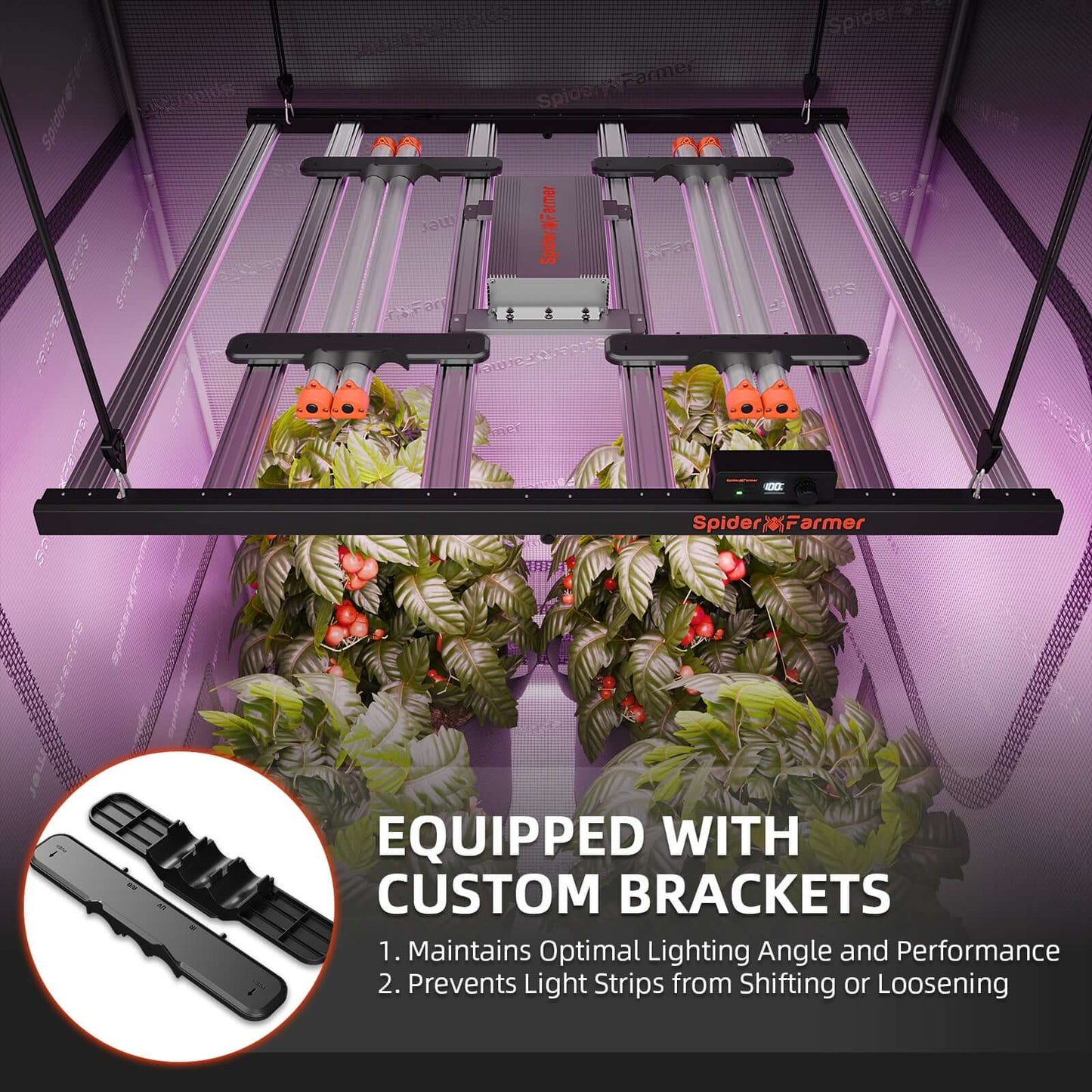 Spider Farmer UV30 & IR16 Supplemental UV & Infrared LED Grow Light Bar Set - Midwest Grow LLC