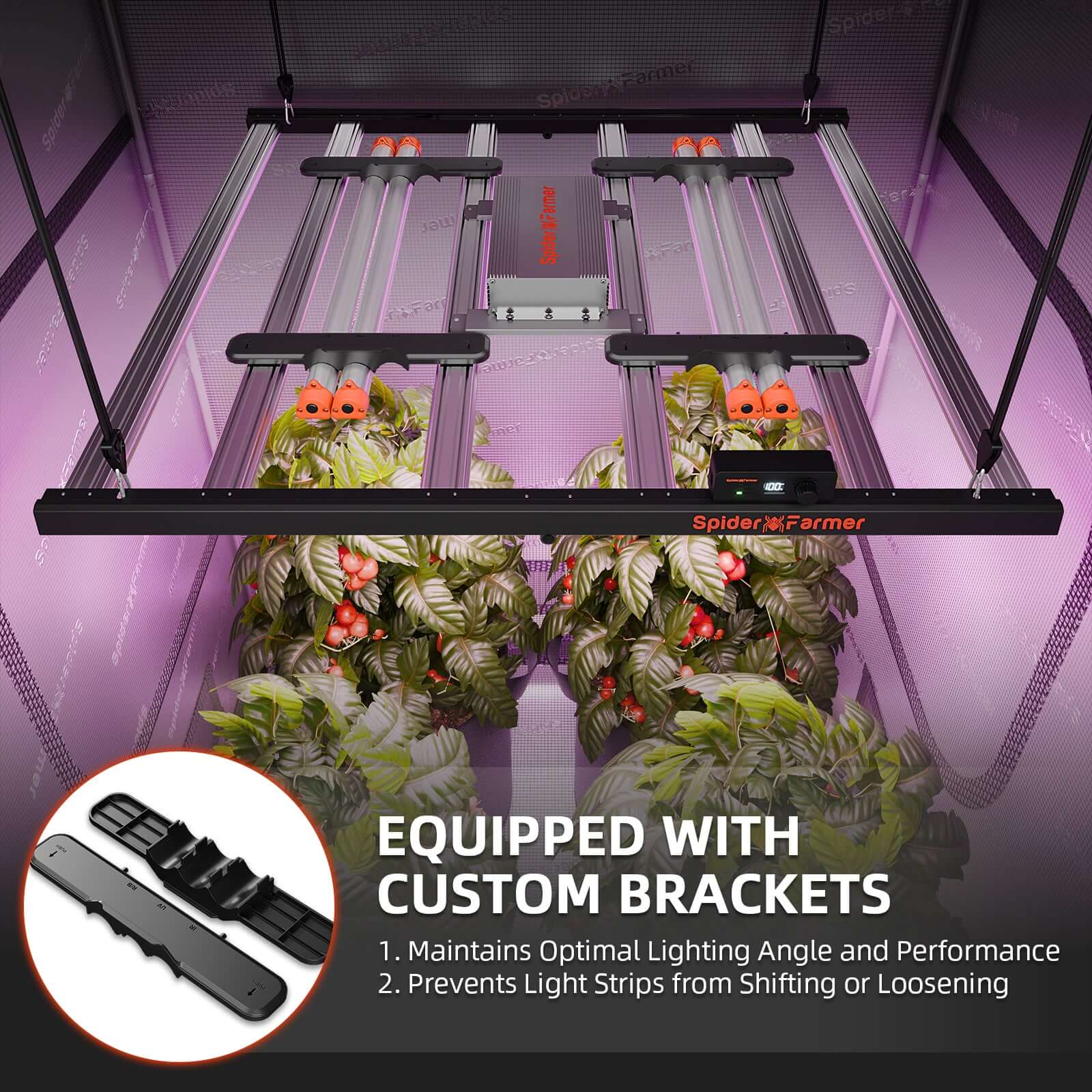 Spider Farmer UV30 & IR16 Supplemental UV & Infrared LED Grow Light Bar Set - Midwest Grow LLC