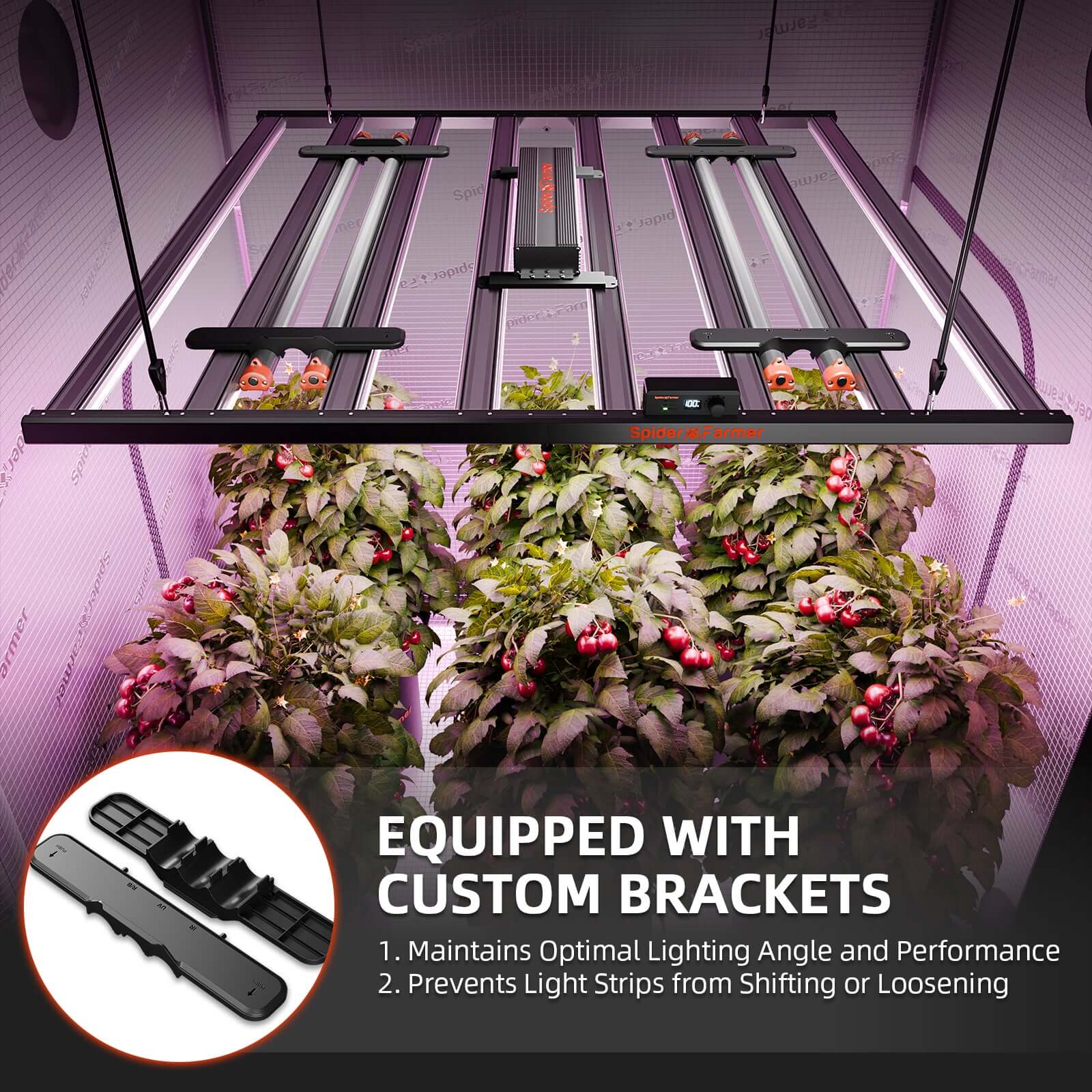 Spider Farmer UV60 & IR30 Supplemental UV & Infrared LED Grow Light Bar Set - Midwest Grow LLC