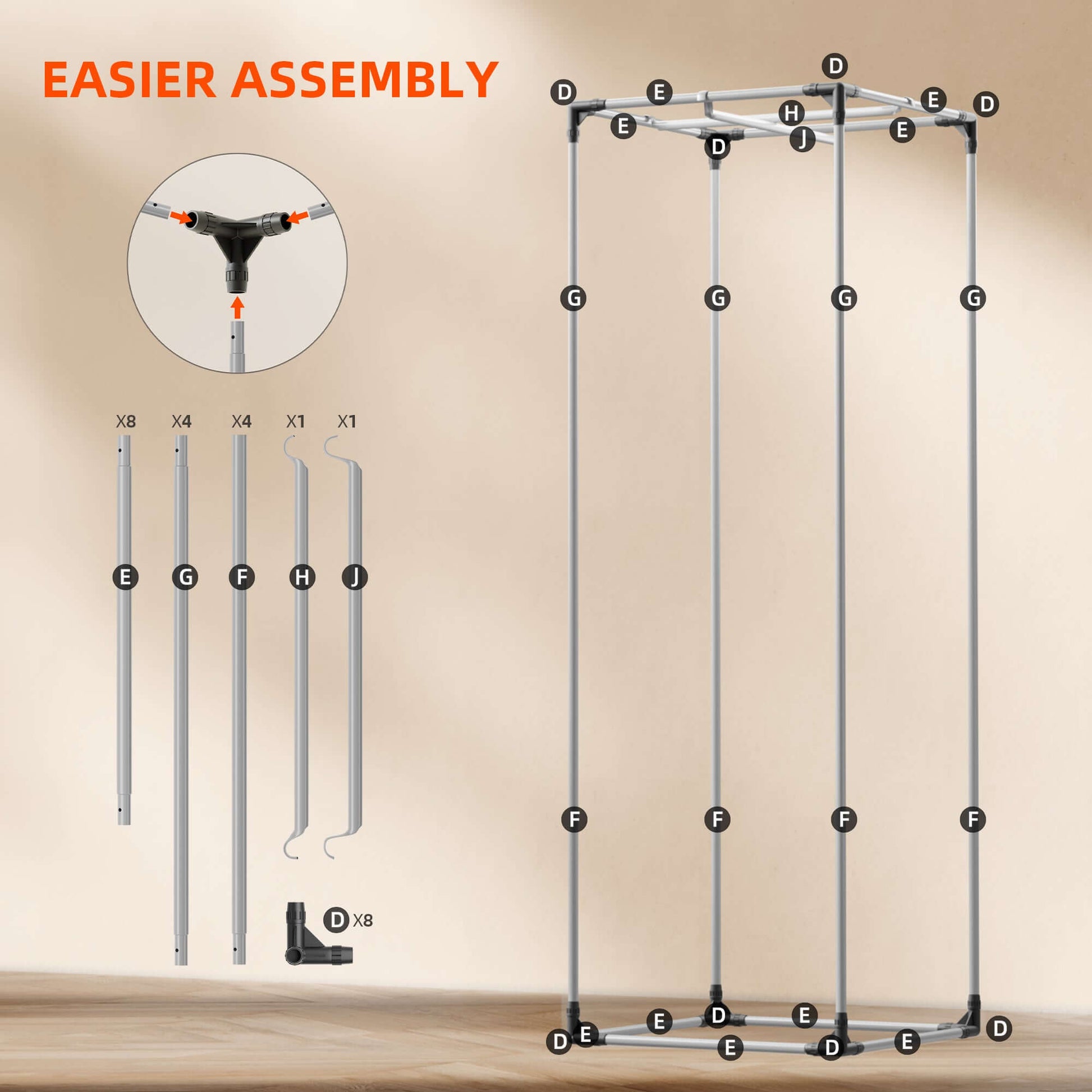Spider Farmer 2' x 2' x 6' (60 x 60 x 180 cm) Pro White Indoor Grow Tent - Midwest Grow LLC