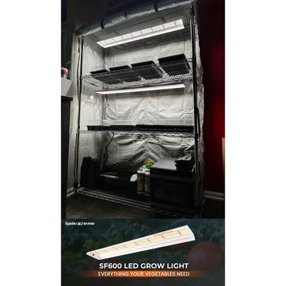 Spider Farmer SF600 74W LED Veg Grow Light - Midwest Grow LLC