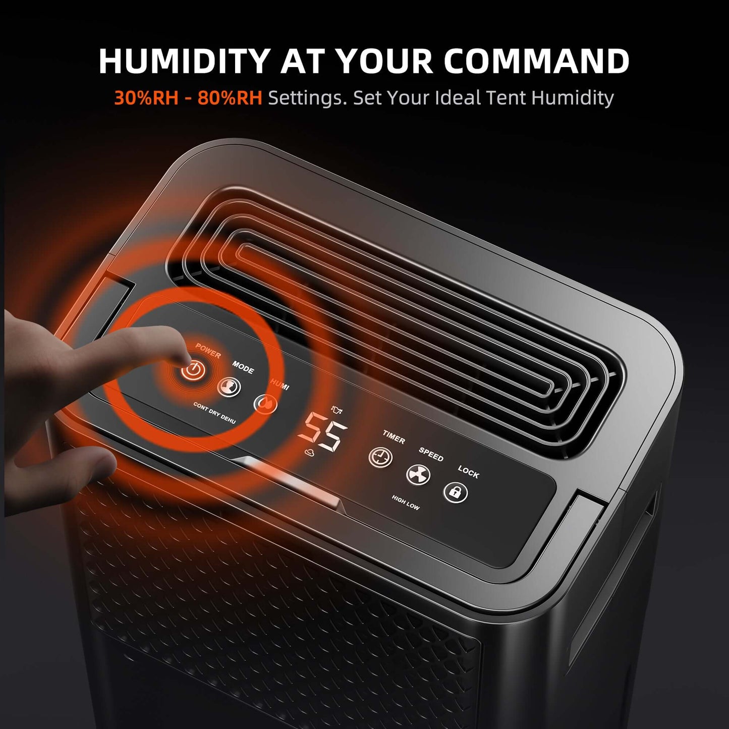 Spider Farmer 32 Pint Dehumidifier with Drain Hose - Midwest Grow LLC