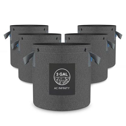 AC Infinity Self-Watering Fabric Pot Base, 4-Pack - Midwest Grow LLC