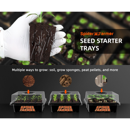 Spider Farmer Seed Starting Trays 4 Pack - Midwest Grow LLC