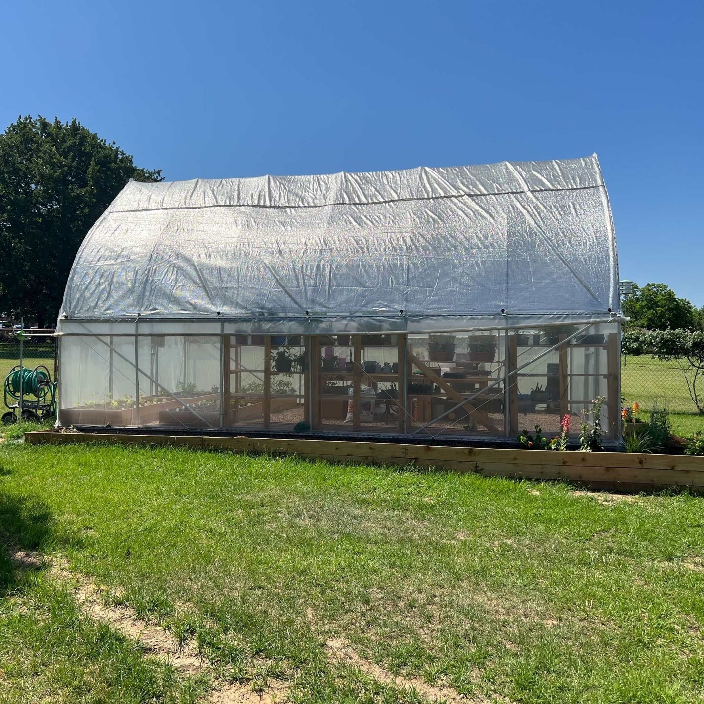 Greenhouse Aluminum White Shade Cloth- 50% - Midwest Grow LLC