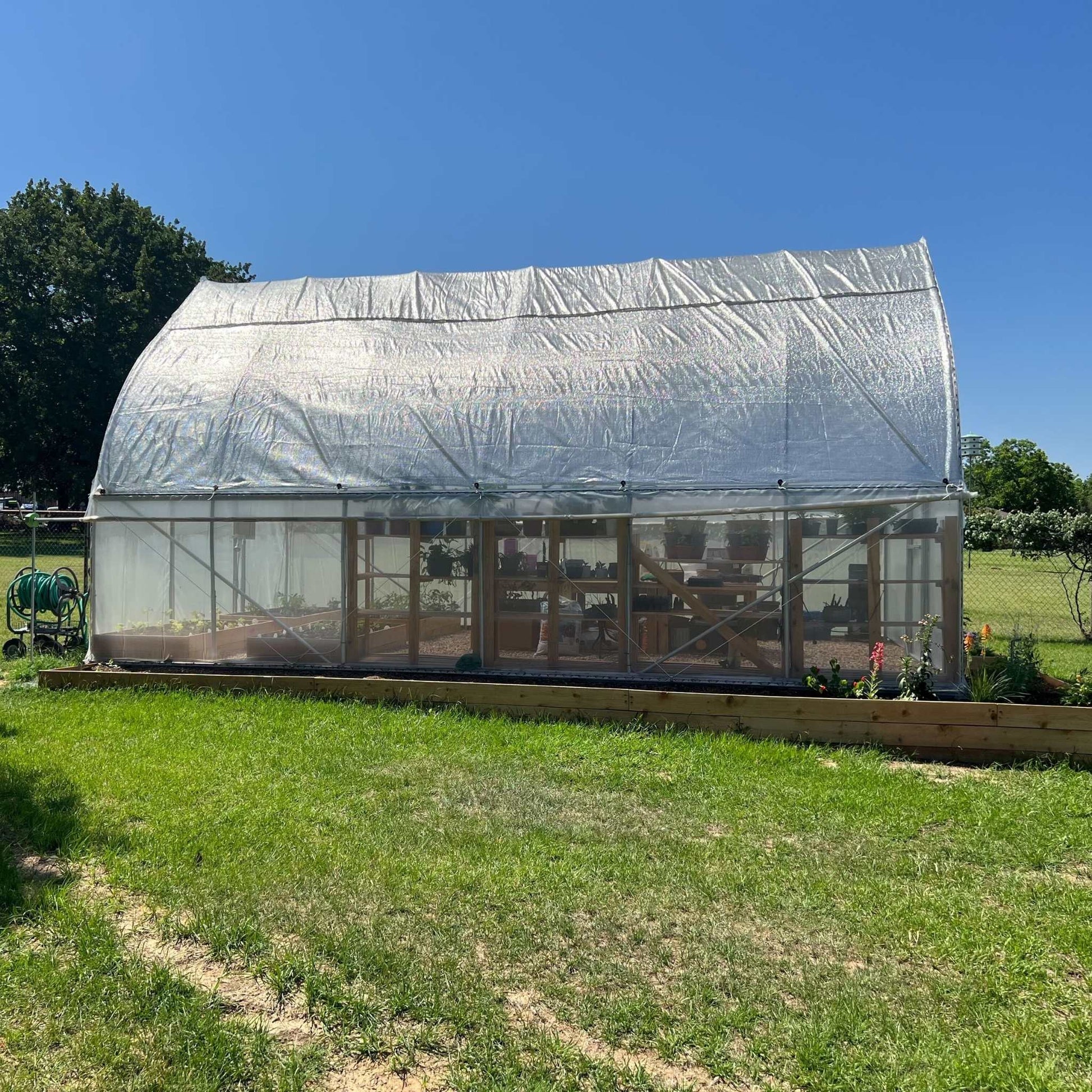 Greenhouse Aluminum White Shade Cloth- 50% - Midwest Grow LLC