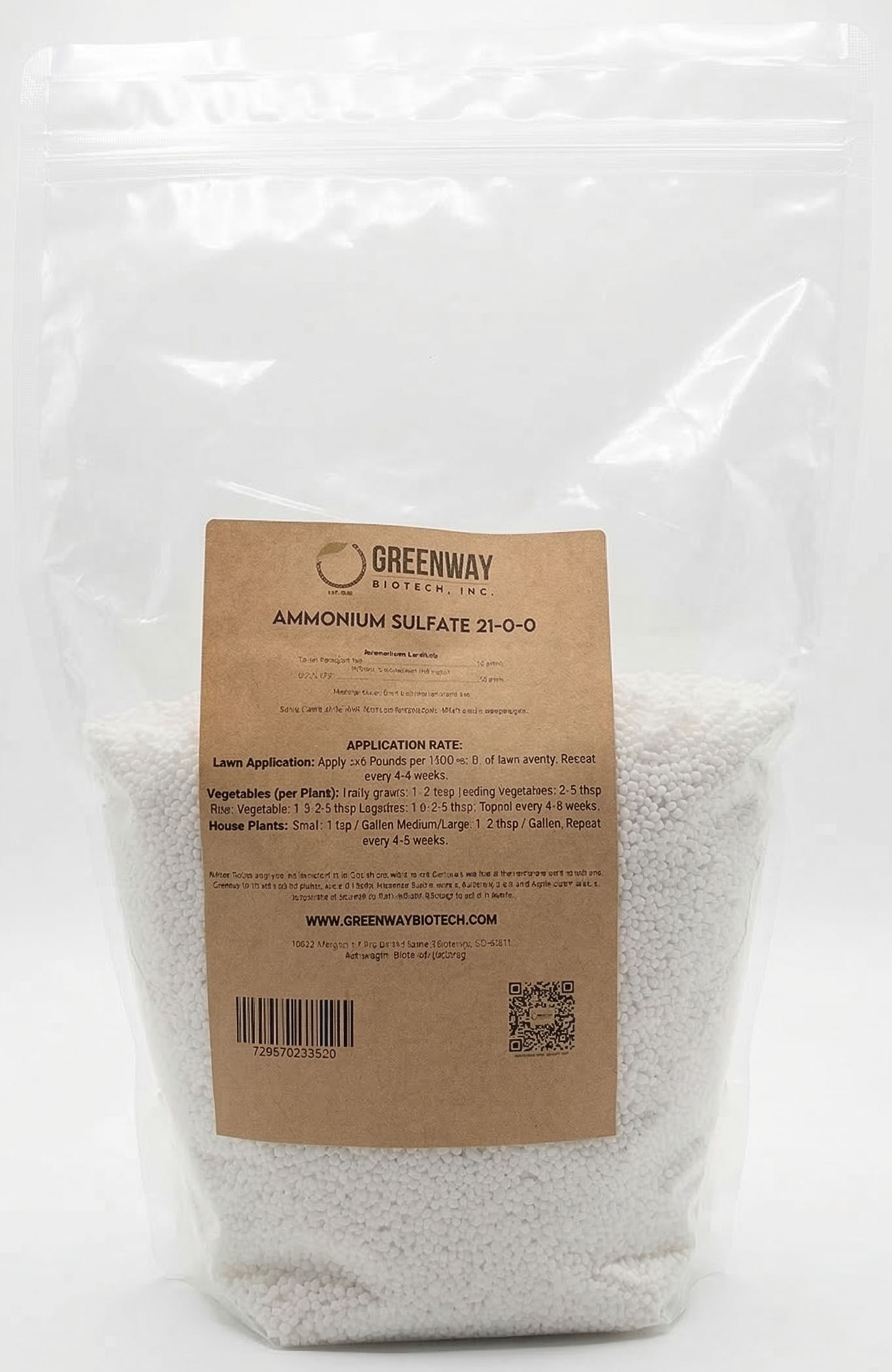 Ammonium Sulfate Fertilizer 21-0-0 - Midwest Grow LLC
