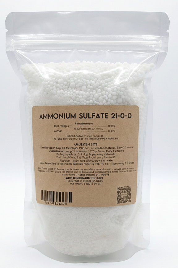 Ammonium Sulfate Fertilizer 21-0-0 - Midwest Grow LLC