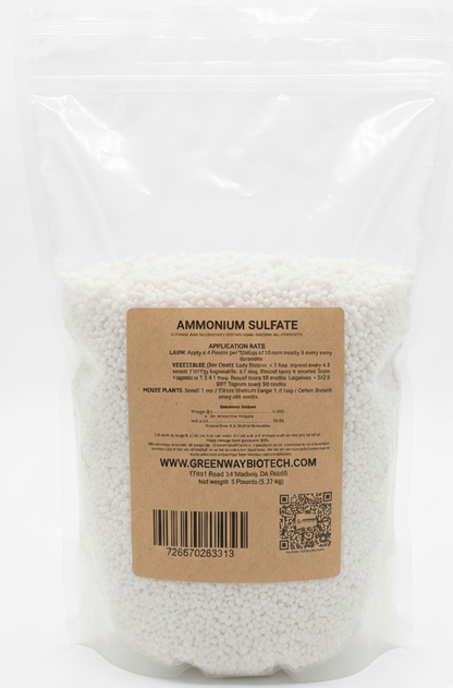 Ammonium Sulfate Fertilizer 21-0-0 - Midwest Grow LLC