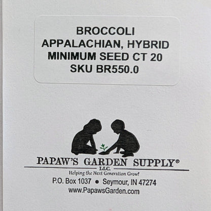 Appalachian Hybrid Broccoli Seeds