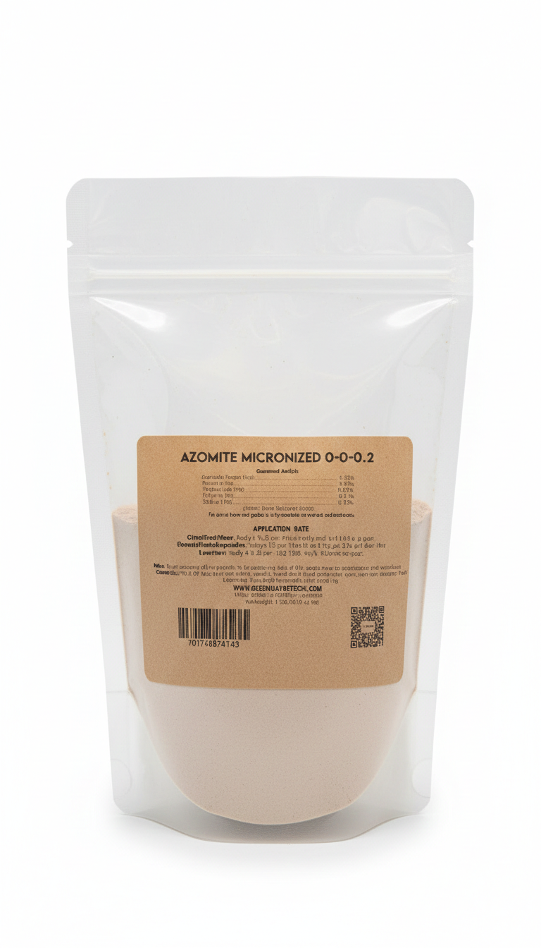 Organic Azomite Powder Fertilizer 0-0-0.2 (Micronized) - Midwest Grow LLC