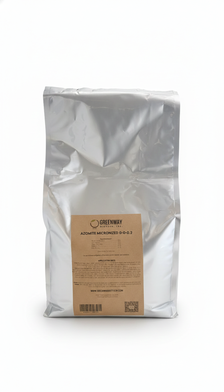 Organic Azomite Powder Fertilizer 0-0-0.2 (Micronized) - Midwest Grow LLC