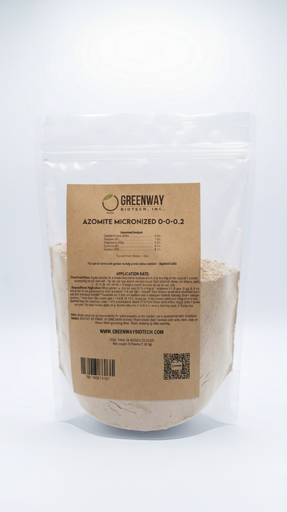 Organic Azomite Powder Fertilizer 0-0-0.2 (Micronized) - Midwest Grow LLC