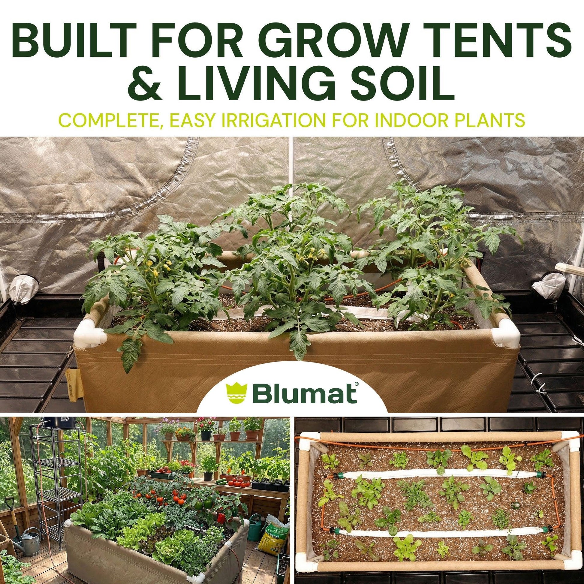 Preset Blumat Grow Tent Irrigation Kit - Midwest Grow LLC