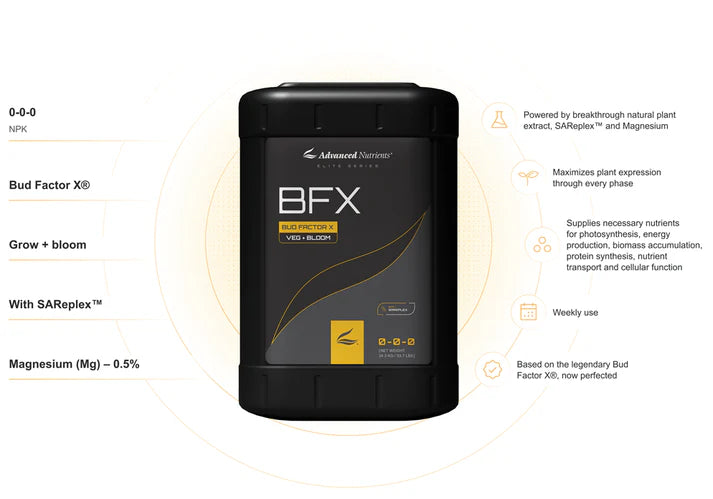 Advanced Nutrients BFX 8th Generation | Bud Factor X with SAReplex