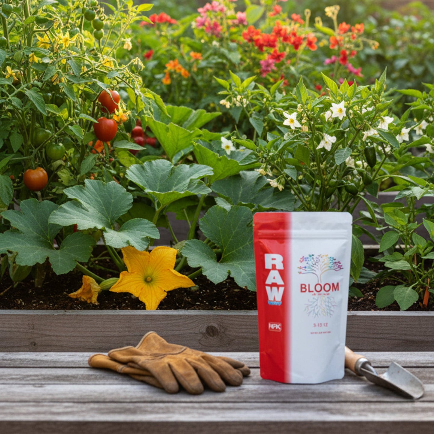 RAW BLOOM | All in One Water Soluble Nutrient Blend | Flowering Base Fertilizer - Midwest Grow LLC