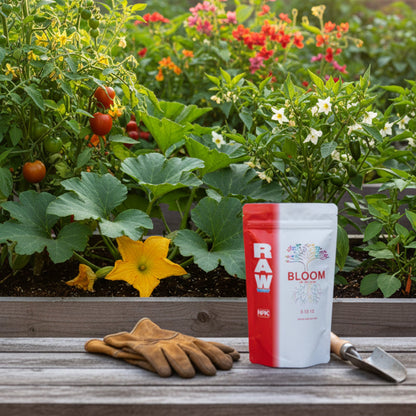 RAW BLOOM | All in One Water Soluble Nutrient Blend | Flowering Base Fertilizer - Midwest Grow LLC