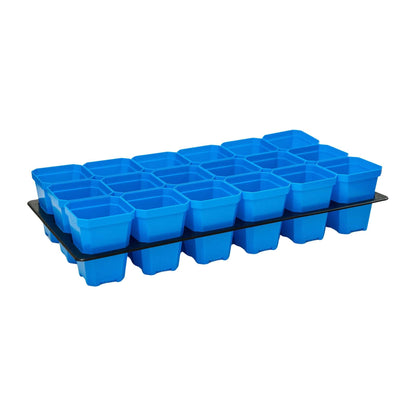 3.3" Heavy Duty Seed Starting Pots with Inserts - Midwest Grow LLC