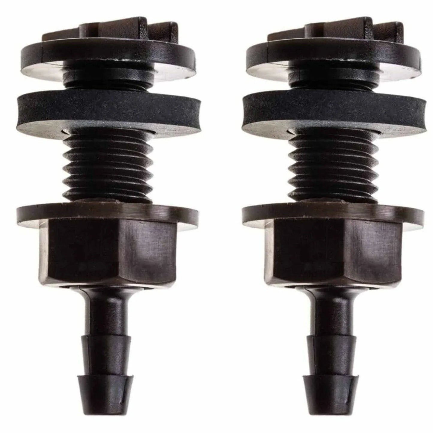 8mm BULKHEAD / Through-Hull Tank Connector - 2 Pack - Midwest Grow LLC