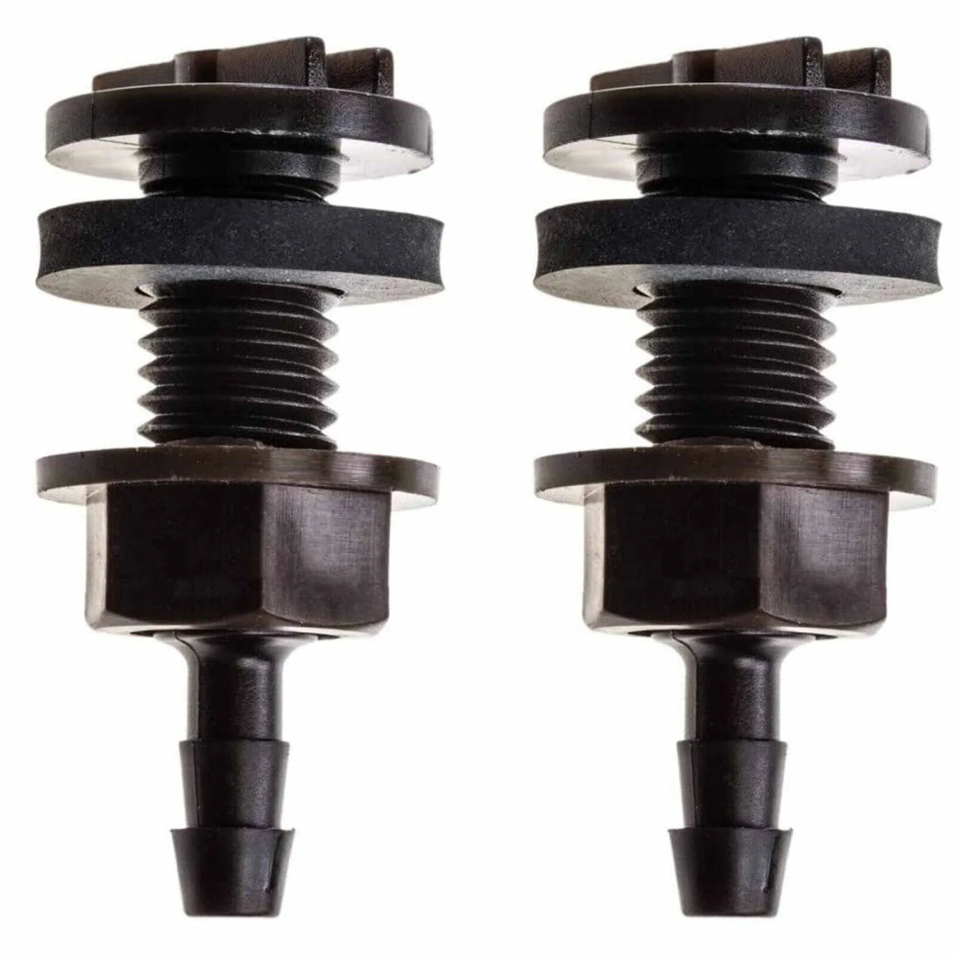 8mm BULKHEAD / Through-Hull Tank Connector - 2 Pack - Midwest Grow LLC