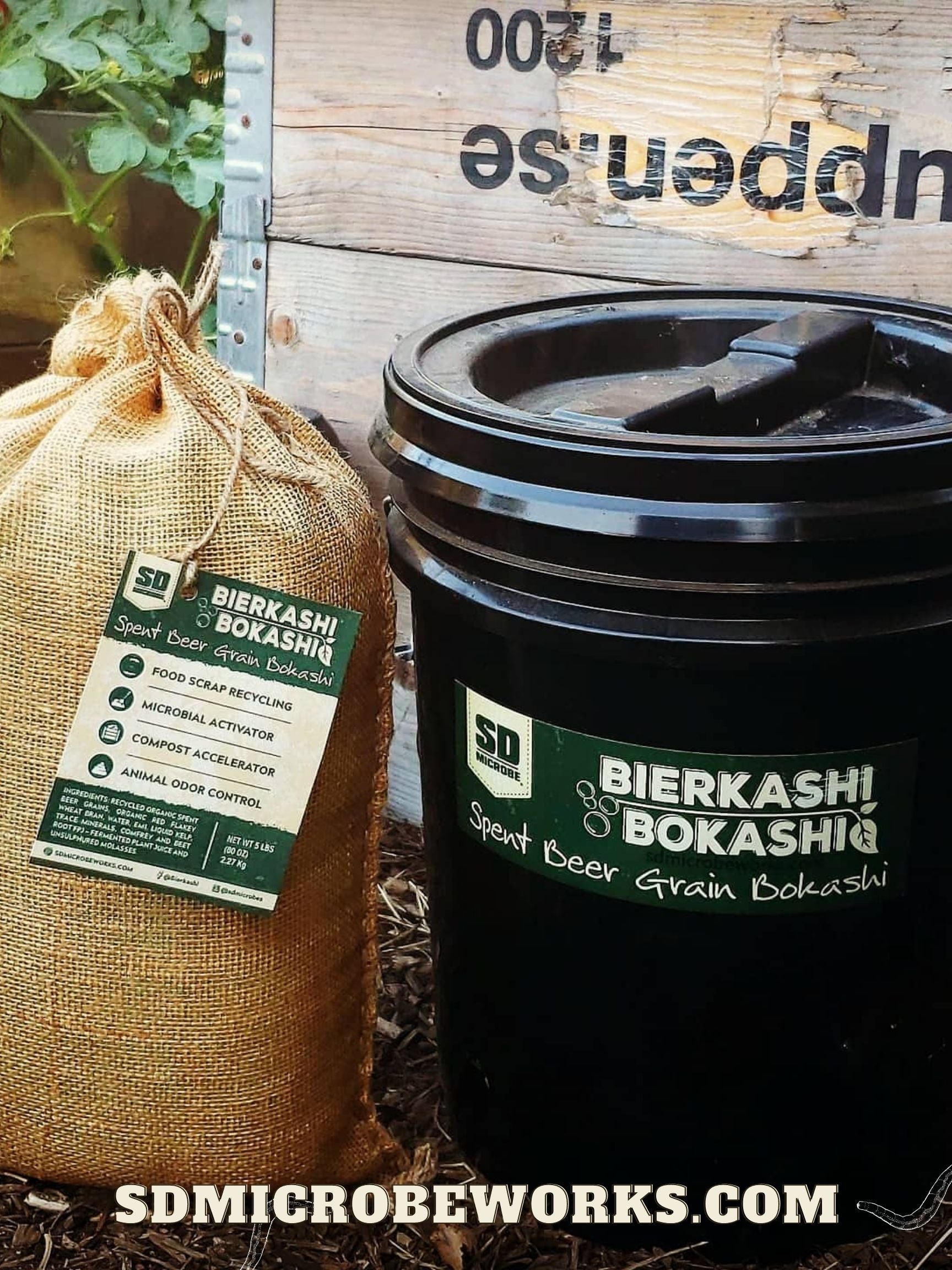 BierKashi Composting System (with BierKashi Bokashi) (Free Shipping) - Midwest Grow LLC