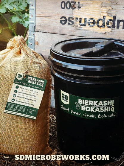 BierKashi Composting System (with BierKashi Bokashi) (Free Shipping) - Midwest Grow LLC