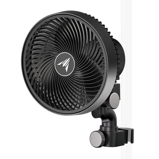 AC Infinity CLOUDRAY S6, Grow Tent Clip Fan 6” with Long-Life EC Motor, 10-Level Dynamic Wind Modes & Fan Speeds, 10-Level Auto Oscillation