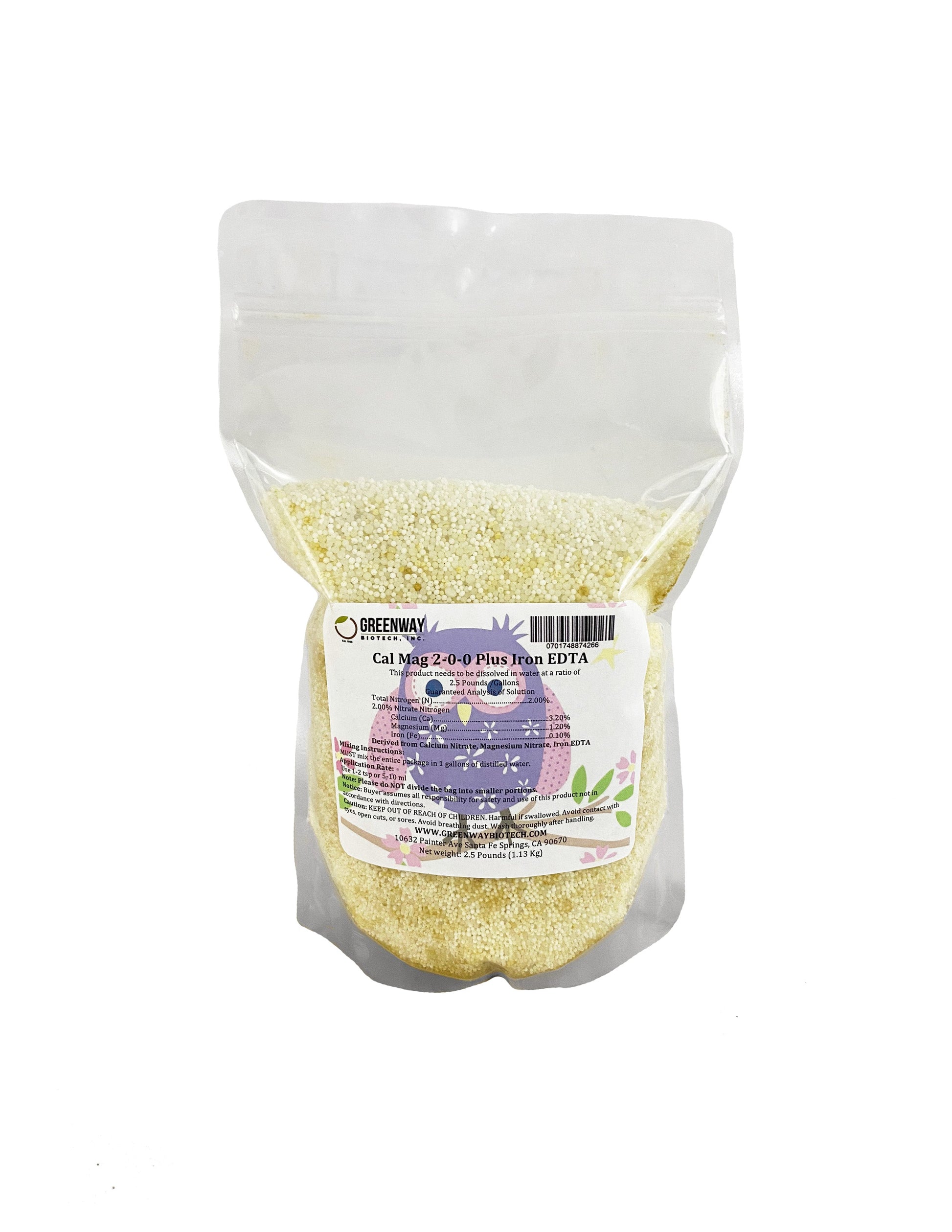 Cal-Mag Plus 2-0-0 Concentrate - Midwest Grow LLC