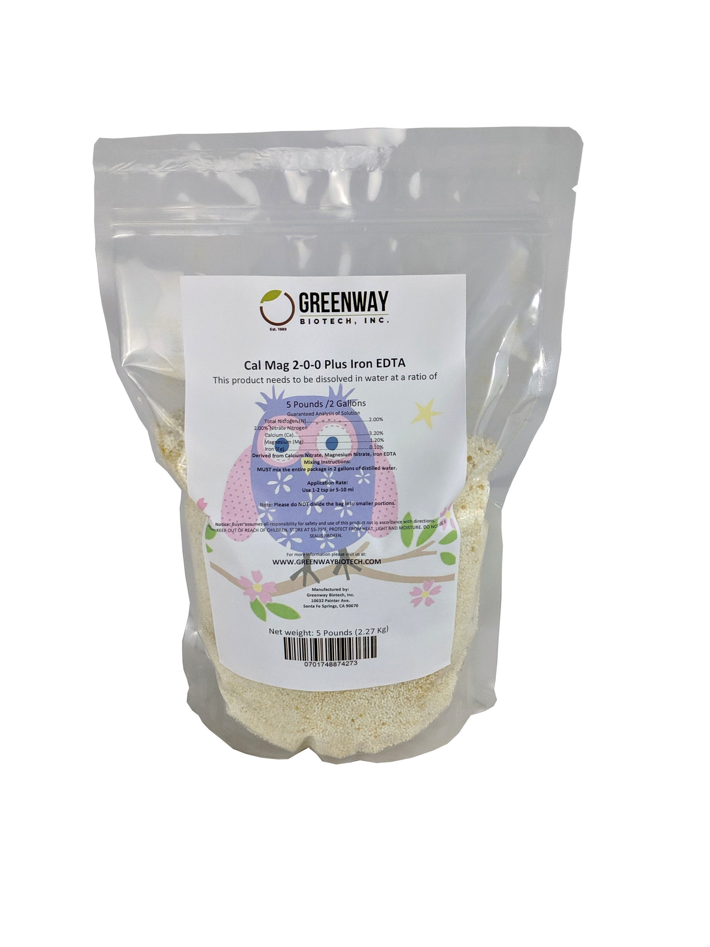 Cal-Mag Plus 2-0-0 Concentrate - Midwest Grow LLC