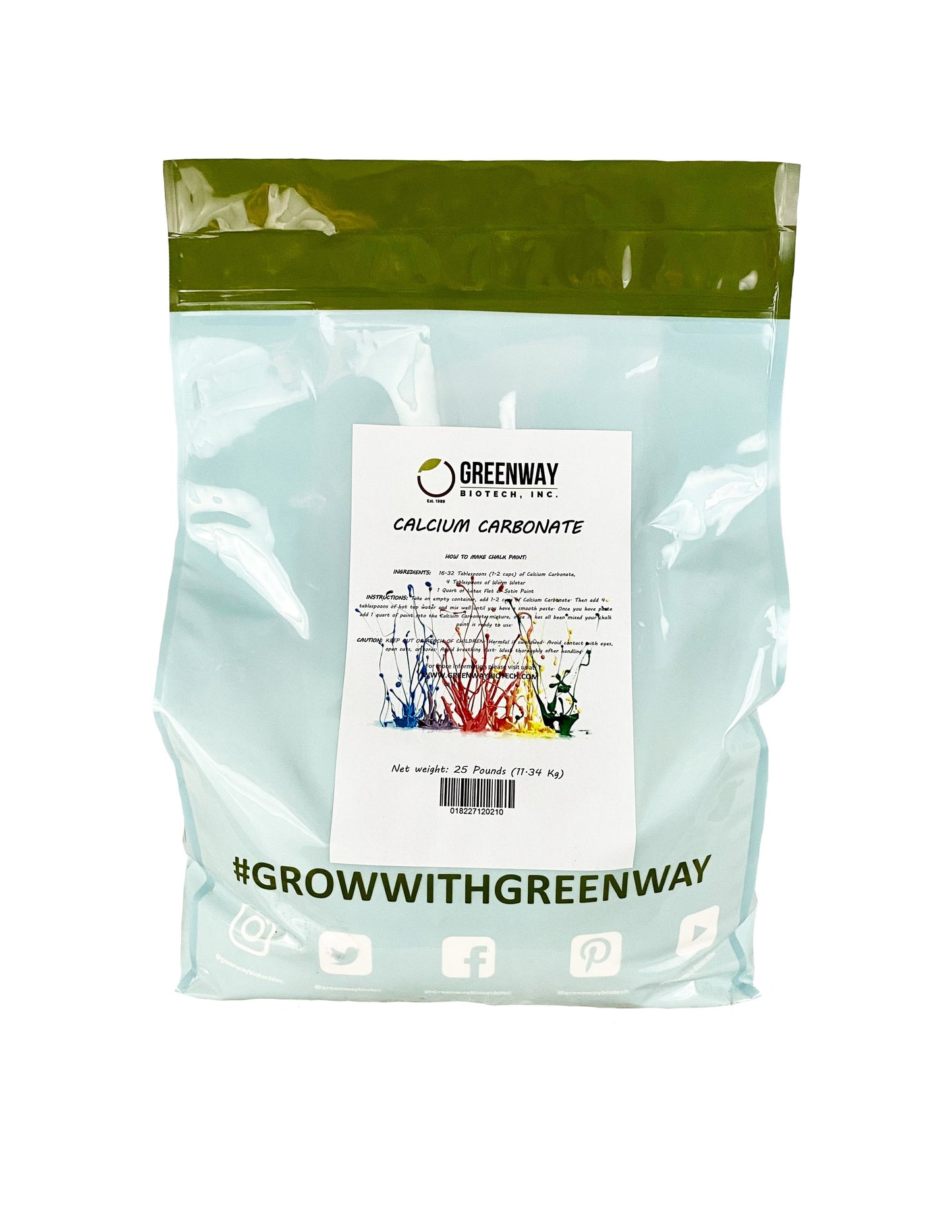 Calcium Carbonate - Chalk Paint Additive - Midwest Grow LLC