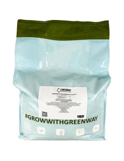 Calcium Nitrate Fertilizer 15.5-0-0 (Ammonia Calcium Nitrate 15.5-0-0) - Midwest Grow LLC