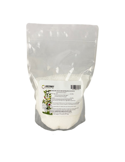 Calcium Nitrate Fertilizer 15.5-0-0 (Ammonia Calcium Nitrate 15.5-0-0) - Midwest Grow LLC