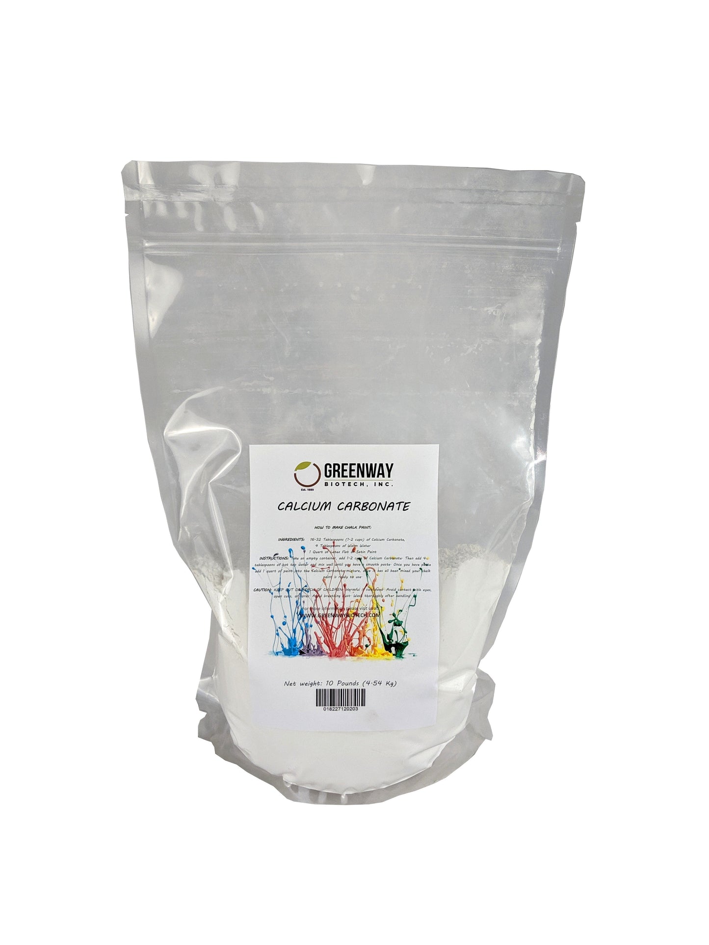 Calcium Carbonate - Chalk Paint Additive - Midwest Grow LLC