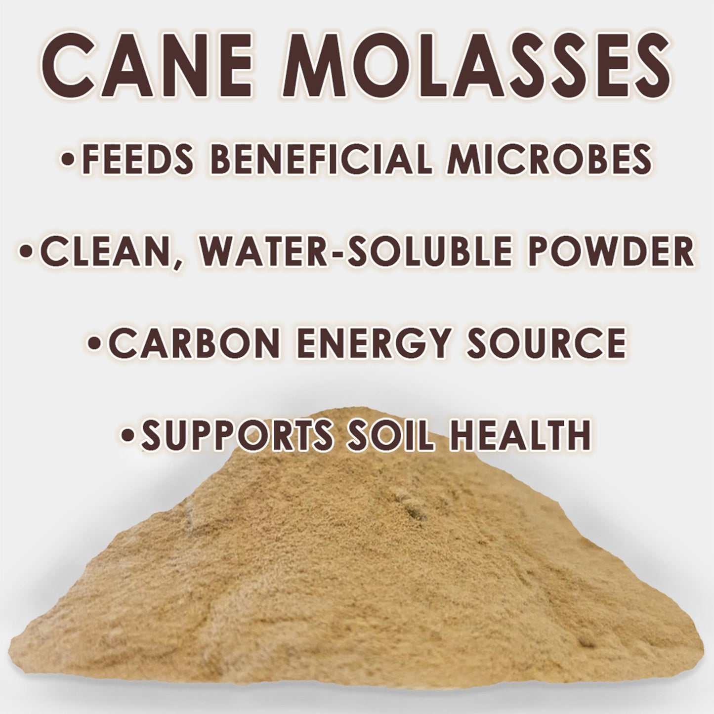 RAW Cane Molasses | Water-Soluble Microbe Food | Concentrated Powder - Midwest Grow LLC