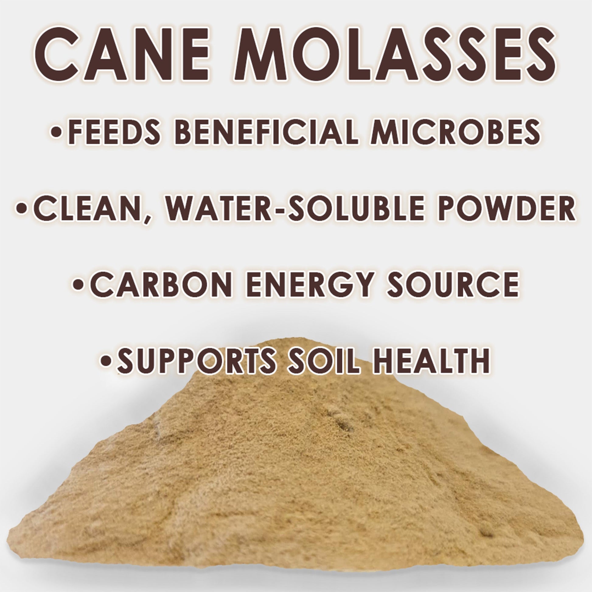 RAW Cane Molasses | Water-Soluble Microbe Food | Concentrated Powder - Midwest Grow LLC