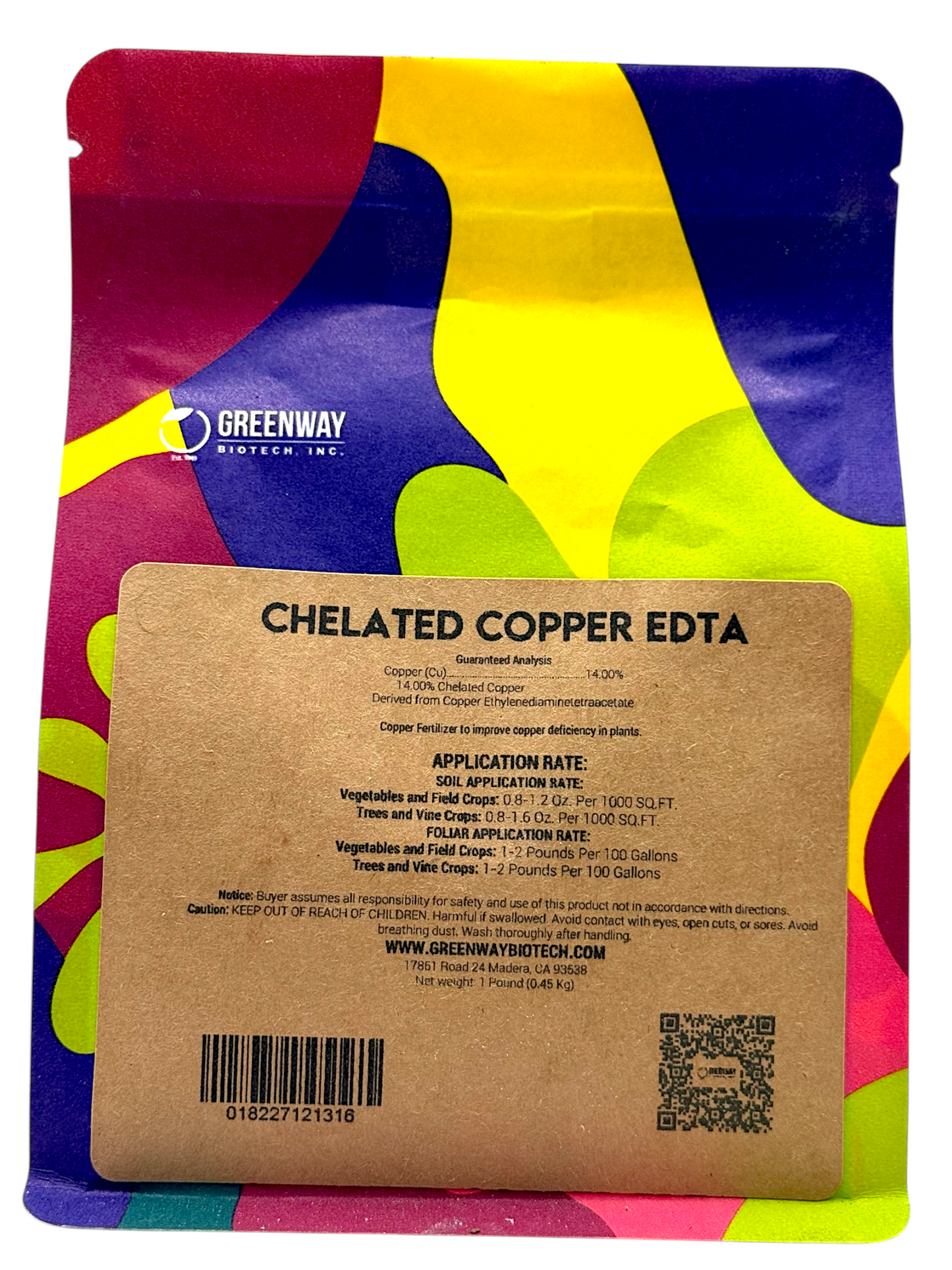 Chelated Copper EDTA Fertilizer - 14% Cu - Midwest Grow LLC